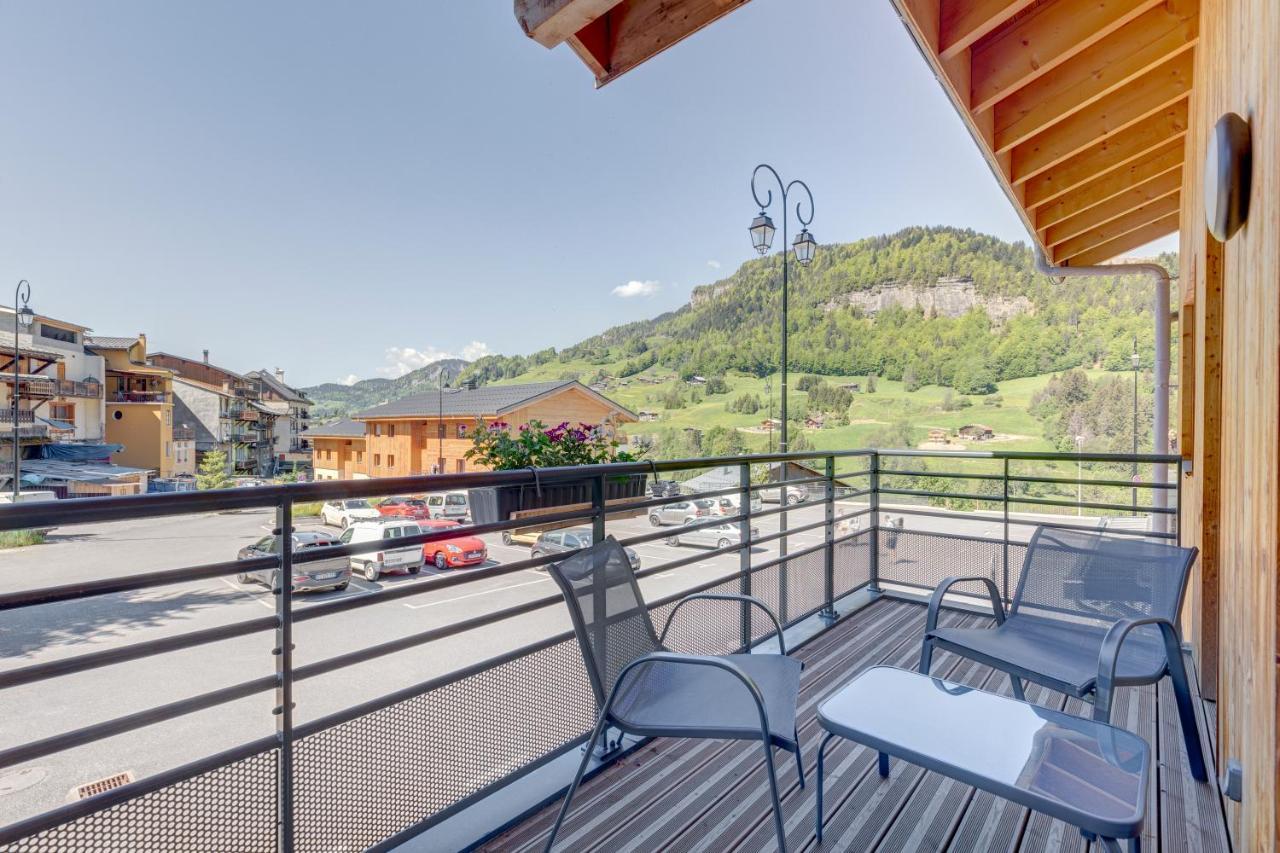 La Poudreuse - Duplex Avec Balcon Vue Montagne - Flumet פלומה מראה חיצוני תמונה