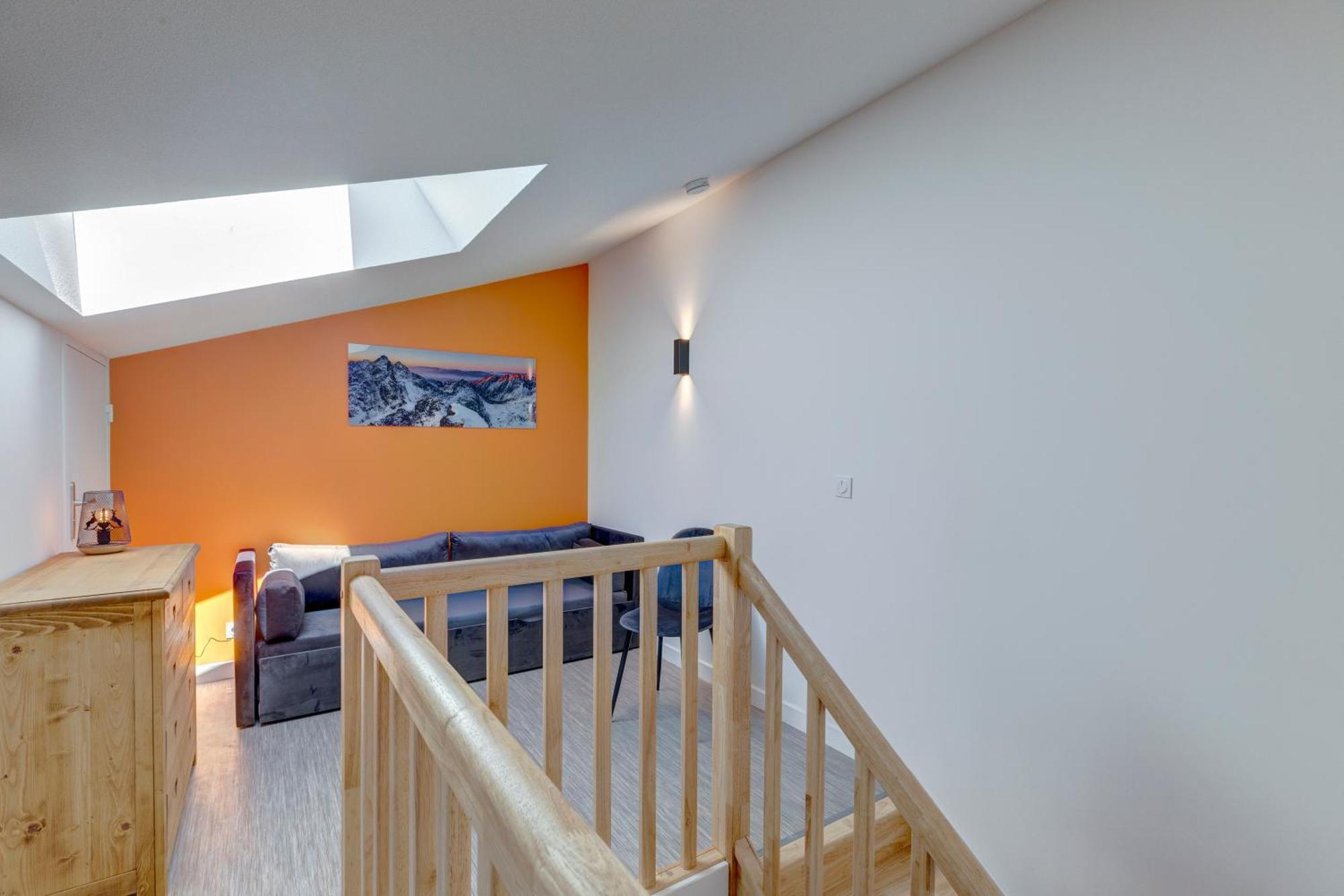 La Poudreuse - Duplex Avec Balcon Vue Montagne - Flumet פלומה חדר תמונה