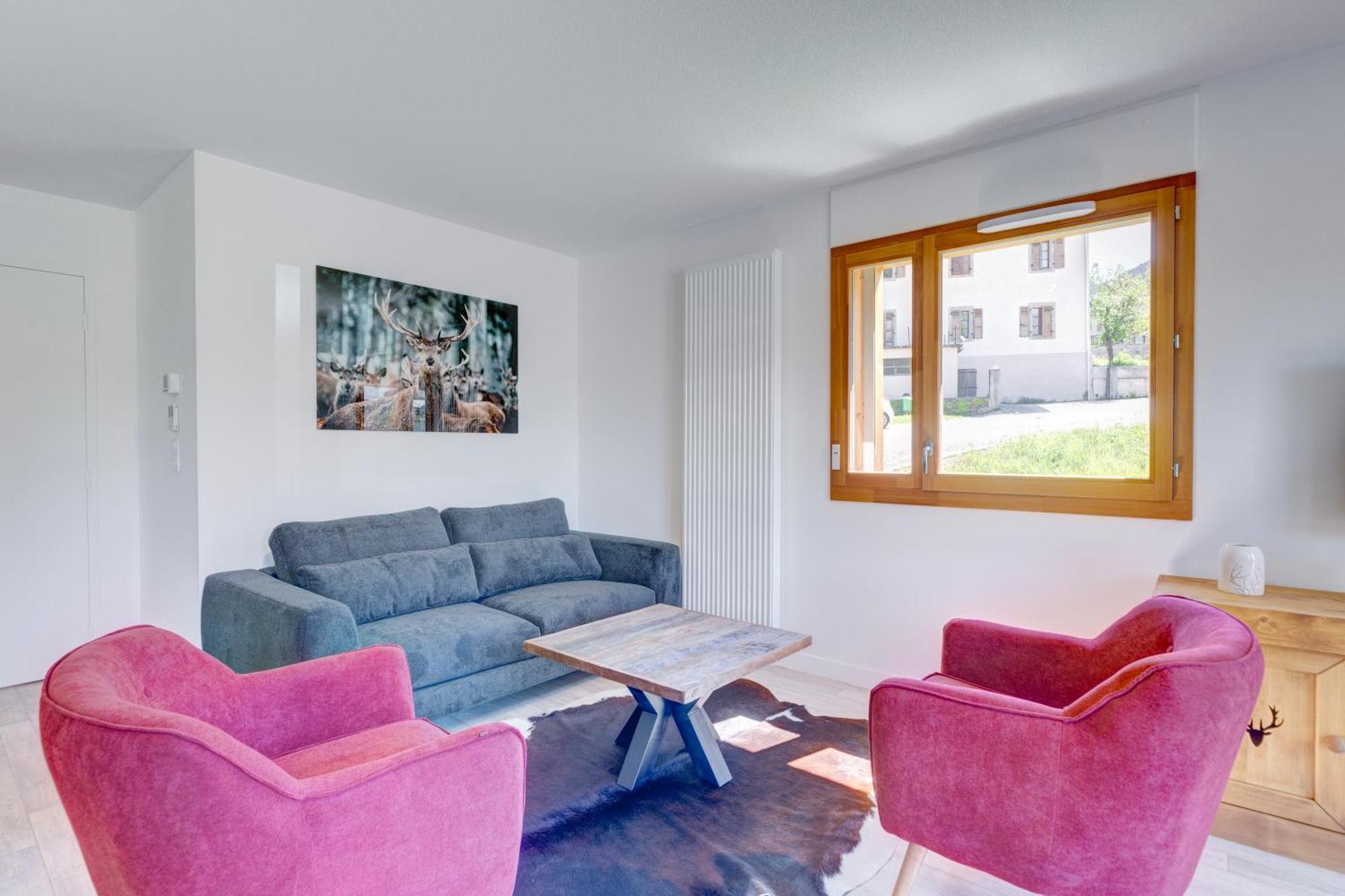 La Poudreuse - Duplex Avec Balcon Vue Montagne - Flumet פלומה חדר תמונה
